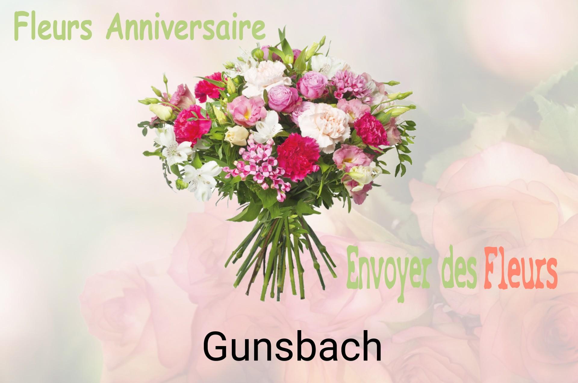 Bouquet de fleurs d’anniversaire livré à Gunsbach