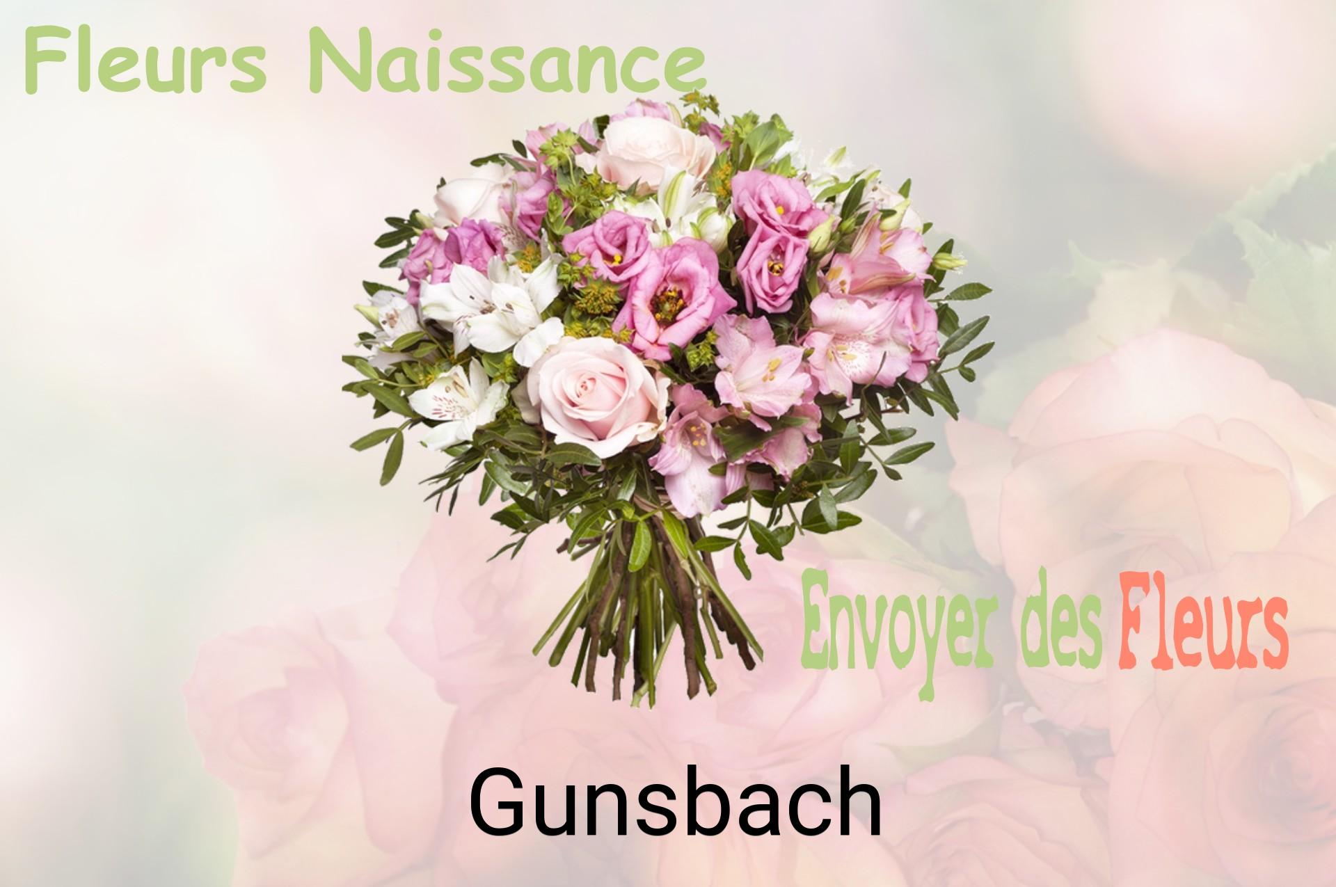 Bouquet de fleurs de naissance livré à Gunsbach